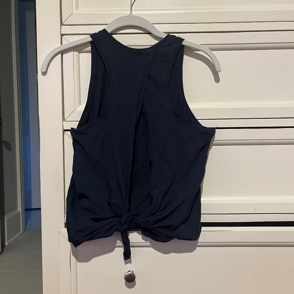 LULULEMON All Tied Up Tank Navy